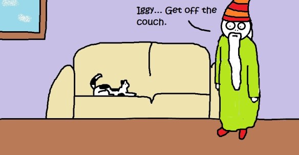 Iggy, get off the couch